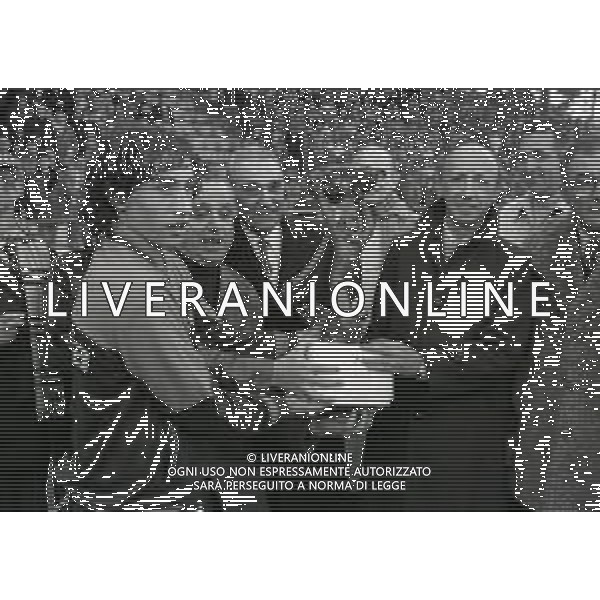 1983 VIAREGGIO STADIO DEI PINI-FINALE DEL TORNEO DI VIAREGGIO ROMA- INTER 2-0 NELLA FOTO FABRIZIO DI MAURO AG ALDO LIVERANI SAS