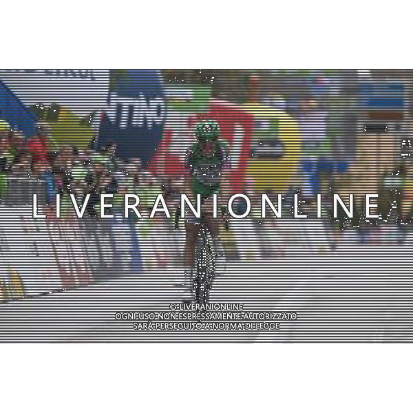 21-04-2023 Tour Of The Alps; Tappa 05 Cavalese - Brunico; 2023, Green Project Bardiani - Csf Faizane; Covili, Luca; Brunico; ©SIROTTI / AGENZIA ALDO LIVERANI SAS