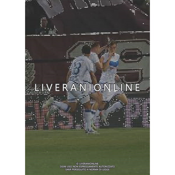 REGGINA - BRESCIA 34a GIORNATA CAMPIONATO CALCIO SERIE BKT 21.04.2023 NELLA FOTO ESULTANZA DOPO IL GOL DI MASSIMILIANO MANGRAVITI ©PASQUALE GARREFFA / AGENZIA ALDO LIVERANI SAS