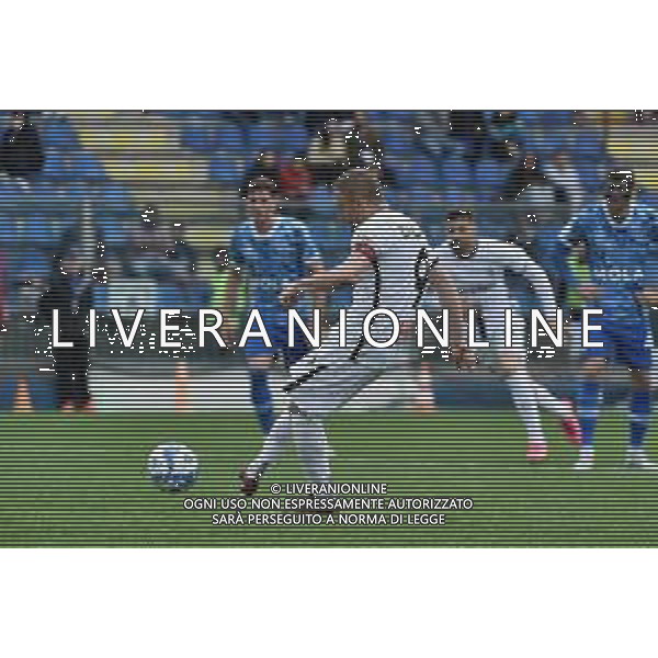TVRG Federico Dionisi (Ascoli) segna il gol dell\'1 a 0 Como vs Ascoli Como 22-04-2023 Stadio Giuseppe Sinigaglia Campionato Serie BKT - 34a giornata foto Roberto Garavaglia/ag. Aldo Liverani sas / AGENZIA ALDO LIVERANI SAS