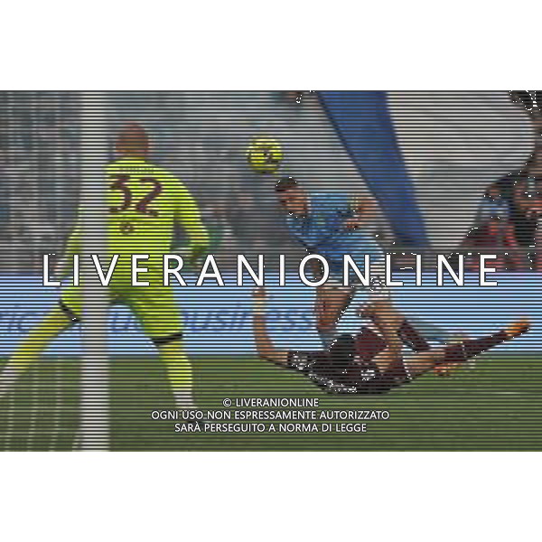 Lazio vs Torino Campionato Serie A TIM - 31 Giornata - Stadio Olimpico - Roma 22-04-2023 nella foto Colpo di testa di Sergej Milinkovic Savic ©Federico Gaetano / AGENZIA ALDO LIVERANI SAS