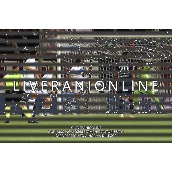 22-04-2023 REGGIO CALABRIA STADIO ORESTE GRANILLO CAMPIONATO NAZIONALE CALCIO SERIE B REGGINA VS BRESCIA NELLA FOTO MASSIMILIANO MANGRAVITI BRESCIA REALIZZA PRIMO GOAL ©PASQUALE GARREFFA / AGENZIA ALDO LIVERANI SAS