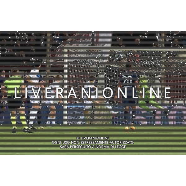 22-04-2023 REGGIO CALABRIA STADIO ORESTE GRANILLO CAMPIONATO NAZIONALE CALCIO SERIE B REGGINA VS BRESCIA NELLA FOTO MASSIMILIANO MANGRAVITI BRESCIA REALIZZA PRIMO GOAL ©PASQUALE GARREFFA / AGENZIA ALDO LIVERANI SAS