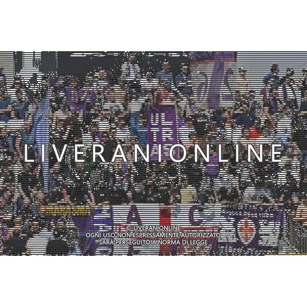 TVRG tifosi Fiorentina Monza vs Fiorentina Monza 23-04-2023 U-Power Stadium Campionato Serie A TIM - 31a giornata foto Roberto Garavaglia/ag. Aldo Liverani sas/ AGENZIA ALDO LIVERANI SAS