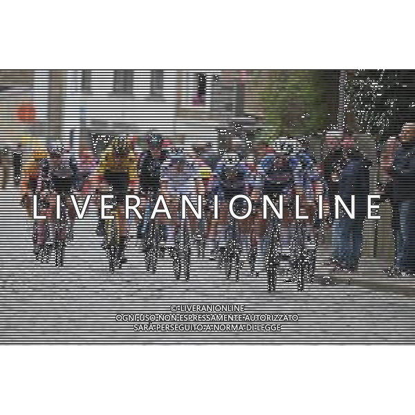 23-04-2023 Liege - Bastogne - Liege; 2023, Soudal - Quickstep; Alaphilippe, Julian; Evenepoel, Remco; Stavelot; ©SIROTTI / AGENZIA ALDO LIVERANI SAS