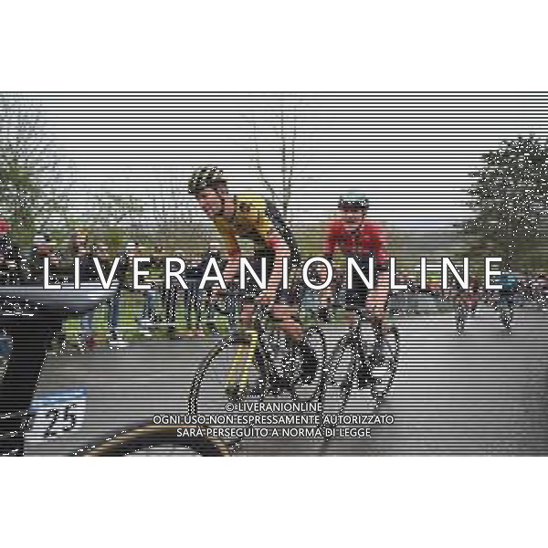 23-04-2023 Liege - Bastogne - Liege; 2023, Jumbo - Visma; 2023, Lotto - Dstny; Benoot, Tiesj; Van Gils, Maxim; La Redoute; ©SIROTTI / AGENZIA ALDO LIVERANI SAS