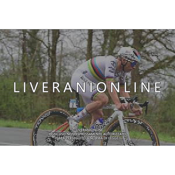 23-04-2023 Liege - Bastogne - Liege; 2023, Soudal - Quickstep; Evenepoel, Remco; Cote De La Roche Aux Faucons; ©SIROTTI / AGENZIA ALDO LIVERANI SAS