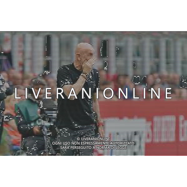 coach Stefano Pioli (AC Milan) during the Italian soccer Serie A match AC Milan vs US Lecce on April 23, 2023 at Giuseppe Meazza Stadium in Milan, Italy. Photo by Emmanuele Mastrodonato/ag. Aldo Liverani sas/ AGENZIA ALDO LIVERANI SAS