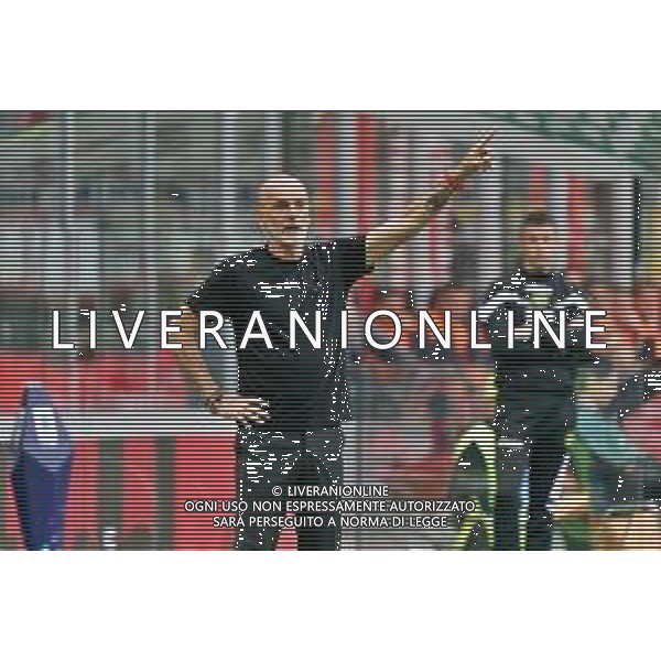 coach Stefano Pioli (AC Milan) during the Italian soccer Serie A match AC Milan vs US Lecce on April 23, 2023 at Giuseppe Meazza Stadium in Milan, Italy. Photo by Emmanuele Mastrodonato/ag. Aldo Liverani sas/ AGENZIA ALDO LIVERANI SAS