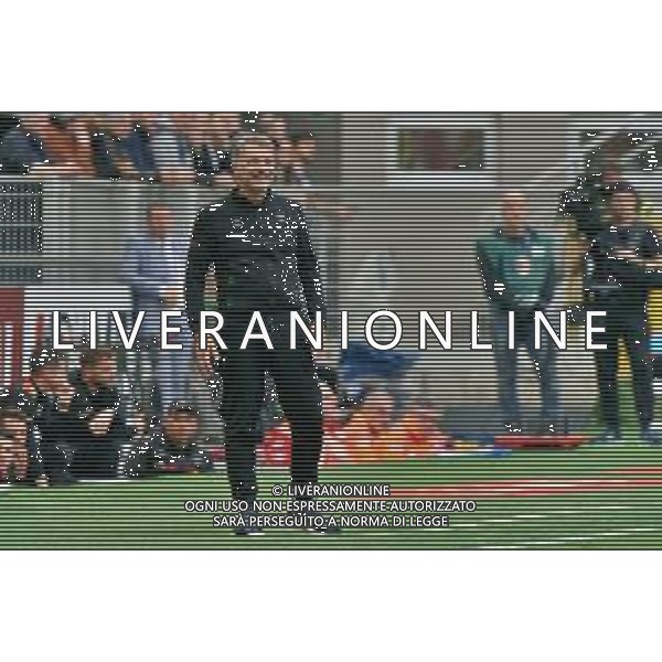 coach Marco Baroni (US Lecce) during the Italian soccer Serie A match AC Milan vs US Lecce on April 23, 2023 at Giuseppe Meazza Stadium in Milan, Italy. Photo by Emmanuele Mastrodonato/ag. Aldo Liverani sas/ AGENZIA ALDO LIVERANI SAS