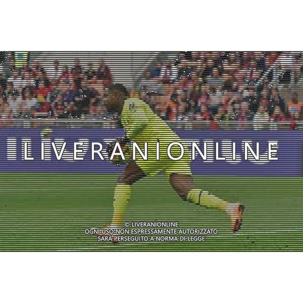 Mike Maignan (AC Milan) during the Italian soccer Serie A match AC Milan vs US Lecce on April 23, 2023 at Giuseppe Meazza Stadium in Milan, Italy. Photo by Emmanuele Mastrodonato/ag. Aldo Liverani sas/ AGENZIA ALDO LIVERANI SAS