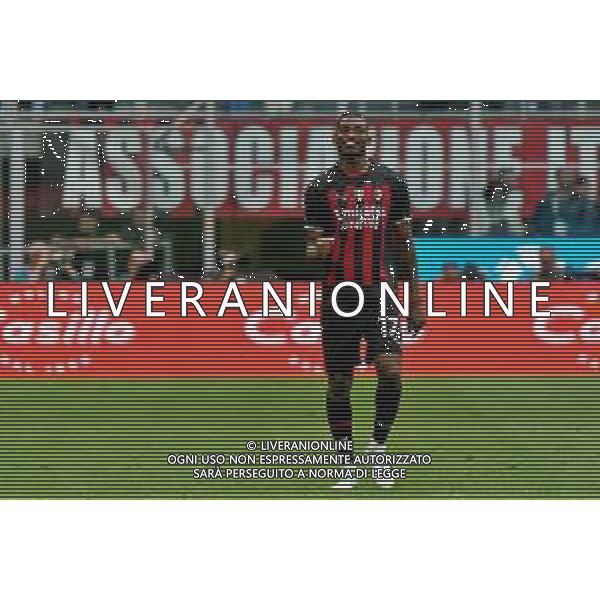 Rafael Leao (AC Milan) celebrates after scoring a goal during the Italian soccer Serie A match AC Milan vs US Lecce on April 23, 2023 at Giuseppe Meazza Stadium in Milan, Italy. Photo by Emmanuele Mastrodonato/ag. Aldo Liverani sas/ AGENZIA ALDO LIVERANI SAS