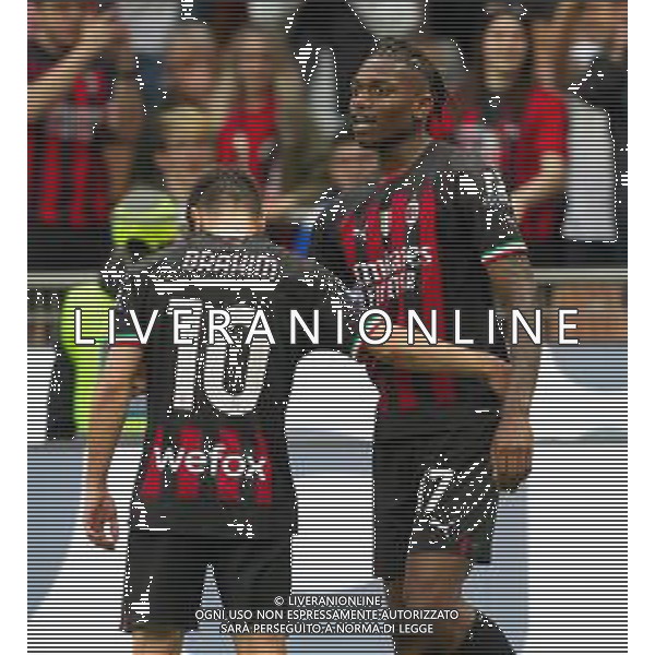 RAFAEL LEAO DOPOGOL ESULTANZA - Milan - Lecce campionato Calcio Serie A Tim 23.04.2023 ©PAOLO GIAMPIETRI / AGENZIA ALDO LIVERANI SAS