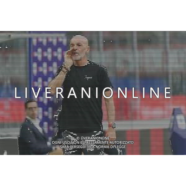 coach Stefano Pioli (AC Milan) during the Italian soccer Serie A match AC Milan vs US Lecce on April 23, 2023 at Giuseppe Meazza Stadium in Milan, Italy. Photo by Emmanuele Mastrodonato/ag. Aldo Liverani sas/ AGENZIA ALDO LIVERANI SAS