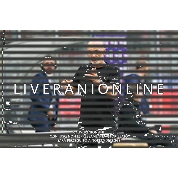 coach Stefano Pioli (AC Milan) during the Italian soccer Serie A match AC Milan vs US Lecce on April 23, 2023 at Giuseppe Meazza Stadium in Milan, Italy. Photo by Emmanuele Mastrodonato/ag. Aldo Liverani sas/ AGENZIA ALDO LIVERANI SAS
