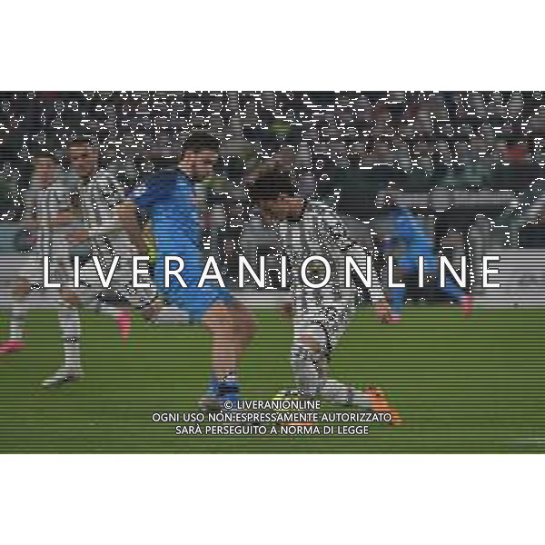 Torino 21.04.2023 Allianz Stadium Juventus vs Napoli Campionato Calcio Serie A TIM 2022/2023 31a giornata Nella foto: khvicha kvaratskhelia e matias soule\' ©Viganti AGENZIA ALDO LIVERANI SAS