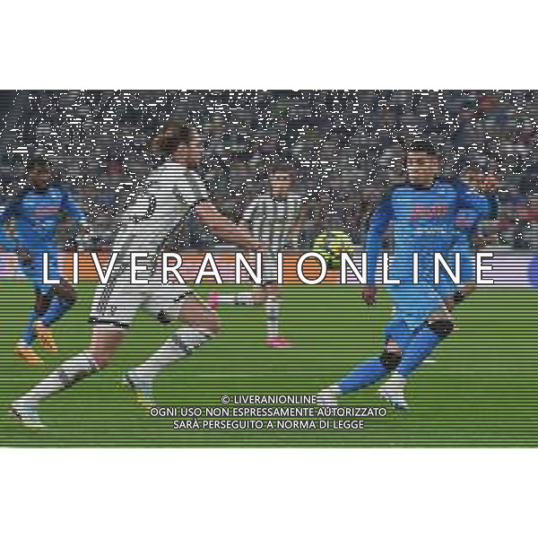 Torino 21.04.2023 Allianz Stadium Juventus vs Napoli Campionato Calcio Serie A TIM 2022/2023 31a giornata Nella foto: ADRIEN RABIOT-MATHIAS OLIVERA ©Viganti AGENZIA ALDO LIVERANI SAS