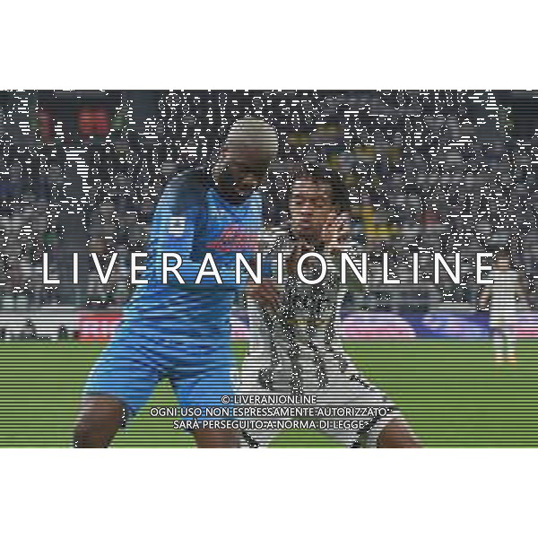 Torino 21.04.2023 Allianz Stadium Juventus vs Napoli Campionato Calcio Serie A TIM 2022/2023 31a giornata Nella foto: TANGUY NDOMBELE\'- JUAN CUADRADO ©Viganti AGENZIA ALDO LIVERANI SAS