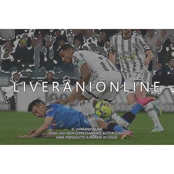 Torino 21.04.2023 Allianz Stadium Juventus vs Napoli Campionato Calcio Serie A TIM 2022/2023 31a giornata Nella foto: danilo e hirving lozano ©Viganti AGENZIA ALDO LIVERANI SAS