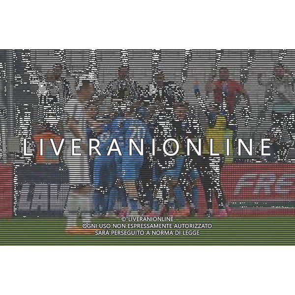 Torino 21.04.2023 Allianz Stadium Juventus vs Napoli Campionato Calcio Serie A TIM 2022/2023 31a giornata Nella foto: esultanza napoli dopo il gol di giacomo raspadori ©Viganti AGENZIA ALDO LIVERANI SAS