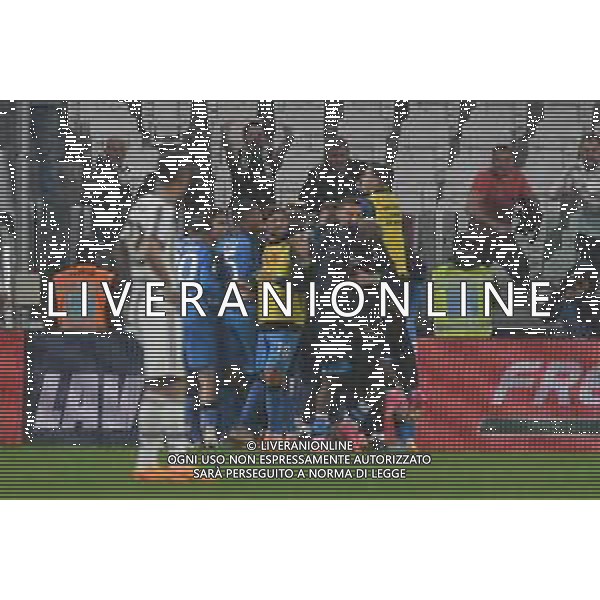 Torino 21.04.2023 Allianz Stadium Juventus vs Napoli Campionato Calcio Serie A TIM 2022/2023 31a giornata Nella foto: esultanza napoli dopo il gol di giacomo raspadori ©Viganti AGENZIA ALDO LIVERANI SAS