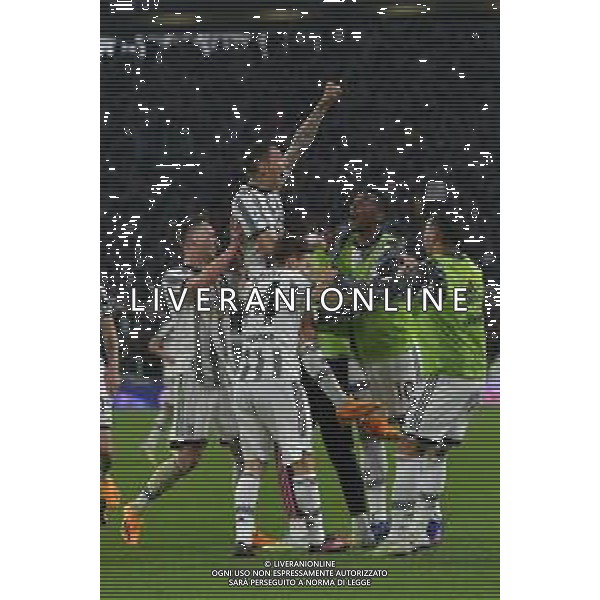 Torino 21.04.2023 Allianz Stadium Juventus vs Napoli Campionato Calcio Serie A TIM 2022/2023 31a giornata Nella foto: esultanza juventus prima che venisse annullato dal var il gol di angel di maria ©AGENZIA ALDO LIVERANI SAS