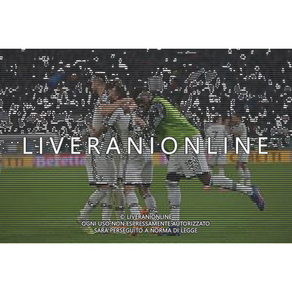 Torino 21.04.2023 Allianz Stadium Juventus vs Napoli Campionato Calcio Serie A TIM 2022/2023 31a giornata Nella foto: esultanza juventus prima che venisse annullato dal var il gol di angel di maria ©AGENZIA ALDO LIVERANI SAS