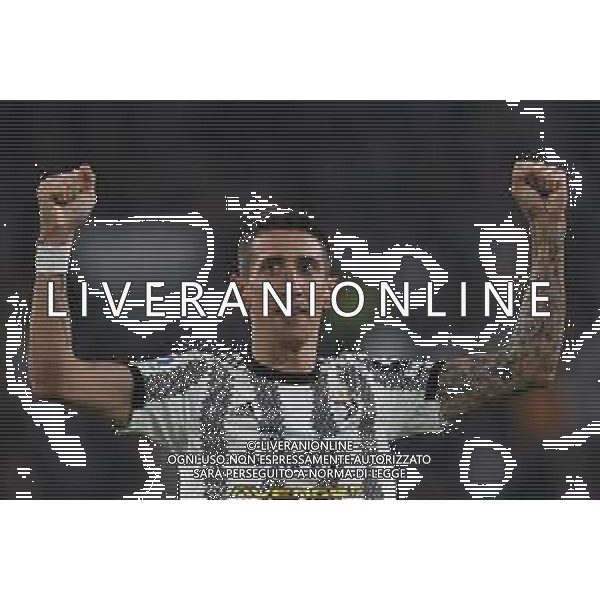 Torino 21.04.2023 Allianz Stadium Juventus vs Napoli Campionato Calcio Serie A TIM 2022/2023 31a giornata Nella foto: esultanza angel di maria prima che gli venisse annullato il gol dal var ©AGENZIA ALDO LIVERANI SAS