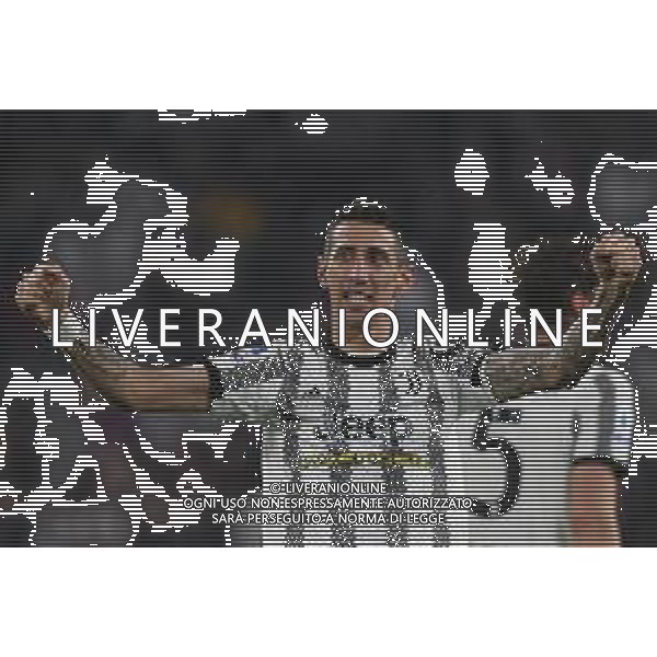 Torino 21.04.2023 Allianz Stadium Juventus vs Napoli Campionato Calcio Serie A TIM 2022/2023 31a giornata Nella foto: esultanza angel di maria prima che gli venisse annullato il gol dal var ©AGENZIA ALDO LIVERANI SAS