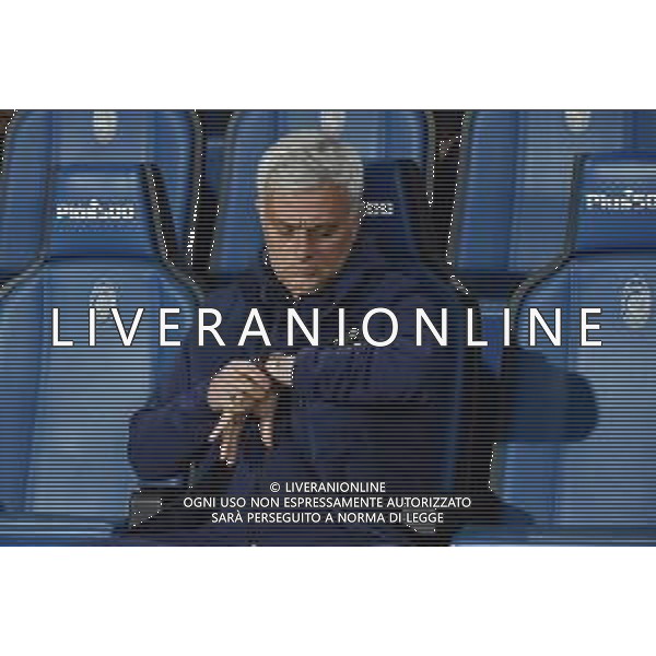 TVRG Jose\' Mourinho allenatore Roma Atalanta vs Roma Bergamo 24-04-2023 Gewiss Stadium - Stadio Atleti Azzurri d\'Italia Campionato Serie A TIM - 31a giornata foto Roberto Garavaglia/ag. Aldo Liverani sas / AGENZIA ALDO LIVERANI SAS