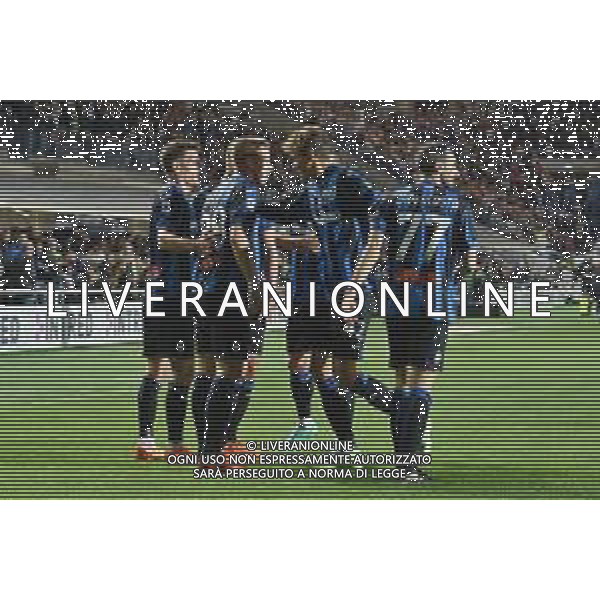 TVRG esultanza Atalanta dopo il gol dell\'1 a 0 Mario Pasalic Atalanta vs Roma Bergamo 24-04-2023 Gewiss Stadium - Stadio Atleti Azzurri d\'Italia Campionato Serie A TIM - 31a giornata foto Roberto Garavaglia/ag. Aldo Liverani sas / AGENZIA ALDO LIVERANI SAS