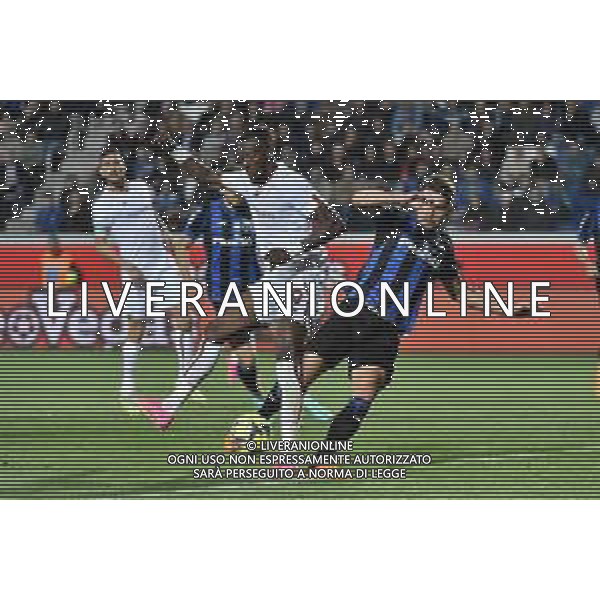 TVRG Tammy Abraham (Roma) e Berat Djimsiti (Atalanta) Atalanta vs Roma Bergamo 24-04-2023 Gewiss Stadium - Stadio Atleti Azzurri d\'Italia Campionato Serie A TIM - 31a giornata foto Roberto Garavaglia/ag. Aldo Liverani sas / AGENZIA ALDO LIVERANI SAS