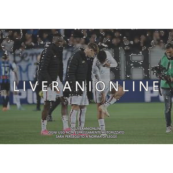 TVRG Paulo Dybala (Roma) DX dolorante a fine partita Atalanta vs Roma Bergamo 24-04-2023 Gewiss Stadium - Stadio Atleti Azzurri d\'Italia Campionato Serie A TIM - 31a giornata foto Roberto Garavaglia/ag. Aldo Liverani sas / AGENZIA ALDO LIVERANI SAS