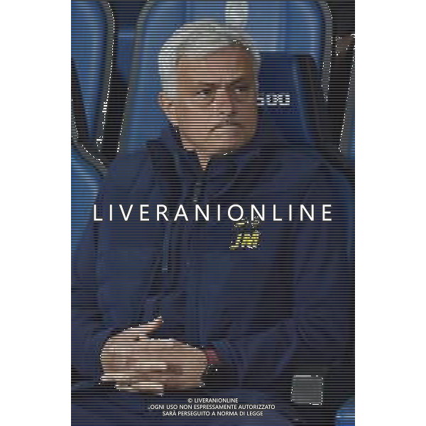 TVRG Jose\' Mourinho allenatore Roma Atalanta vs Roma Bergamo 24-04-2023 Gewiss Stadium - Stadio Atleti Azzurri d\'Italia Campionato Serie A TIM - 31a giornata foto Roberto Garavaglia/ag. Aldo Liverani sas
