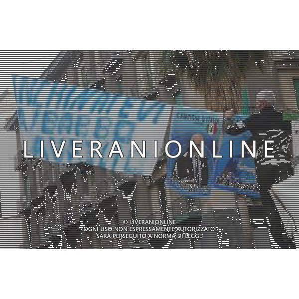 25-04-2023 NAPOLI- LA CITTA\' SI PREPARA AI FESTEGGIAMENTI DEL TERZO SCUDETTO FOTO MOSCA/AG. ALDO LIVERANI
