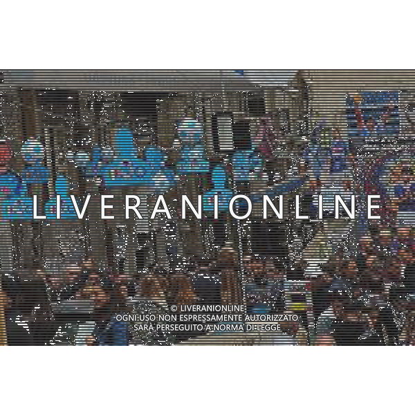 25-04-2023 NAPOLI- LA CITTA\' SI PREPARA AI FESTEGGIAMENTI DEL TERZO SCUDETTO FOTO MOSCA/AG. ALDO LIVERANI