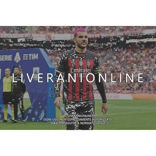 Theo Hernández (AC Milan) during the Italian soccer Serie A match AC Milan vs US Lecce on April 23, 2023 at Giuseppe Meazza Stadium in Milan, Italy. Photo by Emmanuele Mastrodonato/ag. Aldo Liverani sas/ AGENZIA ALDO LIVERANI SAS