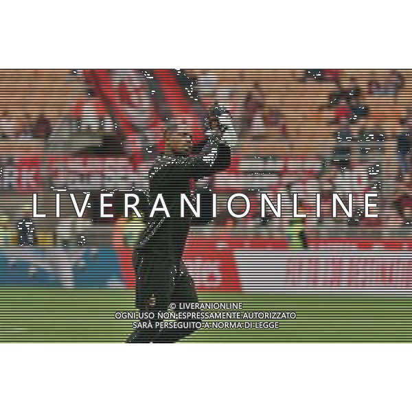 Mike Maignan (AC Milan) during the Italian soccer Serie A match AC Milan vs US Lecce on April 23, 2023 at Giuseppe Meazza Stadium in Milan, Italy. Photo by Emmanuele Mastrodonato/ag. Aldo Liverani sas/ AGENZIA ALDO LIVERANI SAS