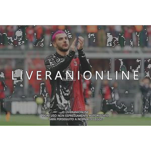 Theo Hernández (AC Milan) during the Italian soccer Serie A match AC Milan vs US Lecce on April 23, 2023 at Giuseppe Meazza Stadium in Milan, Italy. Photo by Emmanuele Mastrodonato/ag. Aldo Liverani sas/ AGENZIA ALDO LIVERANI SAS