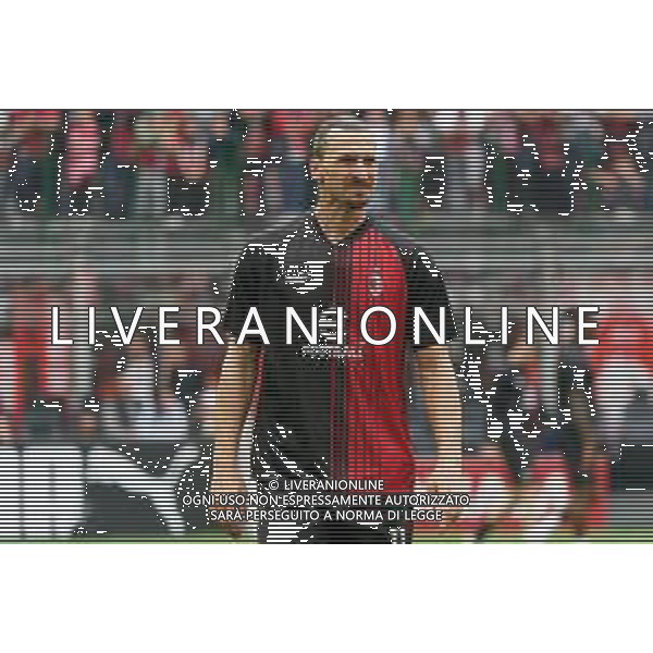 Zlatan Ibrahimović (AC Milan) during the Italian soccer Serie A match AC Milan vs US Lecce on April 23, 2023 at Giuseppe Meazza Stadium in Milan, Italy. Photo by Emmanuele Mastrodonato/ag. Aldo Liverani sas/ AGENZIA ALDO LIVERANI SAS