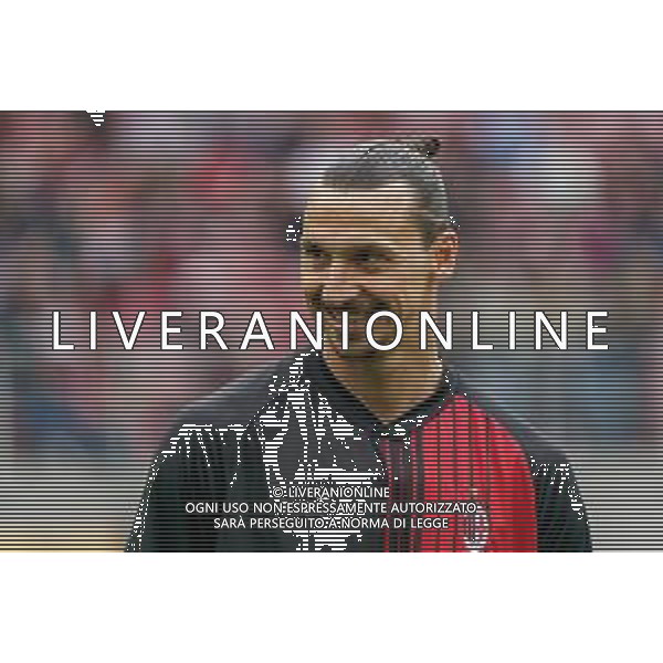 Zlatan Ibrahimović (AC Milan) during the Italian soccer Serie A match AC Milan vs US Lecce on April 23, 2023 at Giuseppe Meazza Stadium in Milan, Italy. Photo by Emmanuele Mastrodonato/ag. Aldo Liverani sas/ AGENZIA ALDO LIVERANI SAS