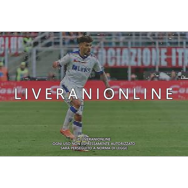 Valentin Gendrey (US Lecce) during the Italian soccer Serie A match AC Milan vs US Lecce on April 23, 2023 at Giuseppe Meazza Stadium in Milan, Italy. Photo by Emmanuele Mastrodonato/ag. Aldo Liverani sas/ AGENZIA ALDO LIVERANI SAS