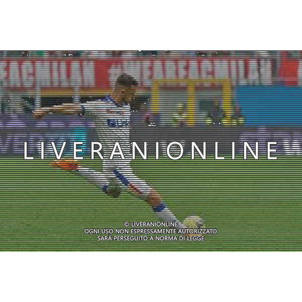 Remi Oudin (US Lecce) during the Italian soccer Serie A match AC Milan vs US Lecce on April 23, 2023 at Giuseppe Meazza Stadium in Milan, Italy. Photo by Emmanuele Mastrodonato/ag. Aldo Liverani sas/ AGENZIA ALDO LIVERANI SAS