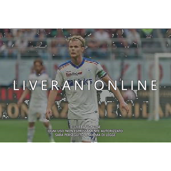 Morten Hjulmand (US Lecce) during the Italian soccer Serie A match AC Milan vs US Lecce on April 23, 2023 at Giuseppe Meazza Stadium in Milan, Italy. Photo by Emmanuele Mastrodonato/ag. Aldo Liverani sas/ AGENZIA ALDO LIVERANI SAS