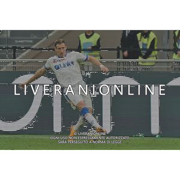 Federico Baschirotto (US Lecce) during the Italian soccer Serie A match AC Milan vs US Lecce on April 23, 2023 at Giuseppe Meazza Stadium in Milan, Italy. Photo by Emmanuele Mastrodonato/ag. Aldo Liverani sas/ AGENZIA ALDO LIVERANI SAS