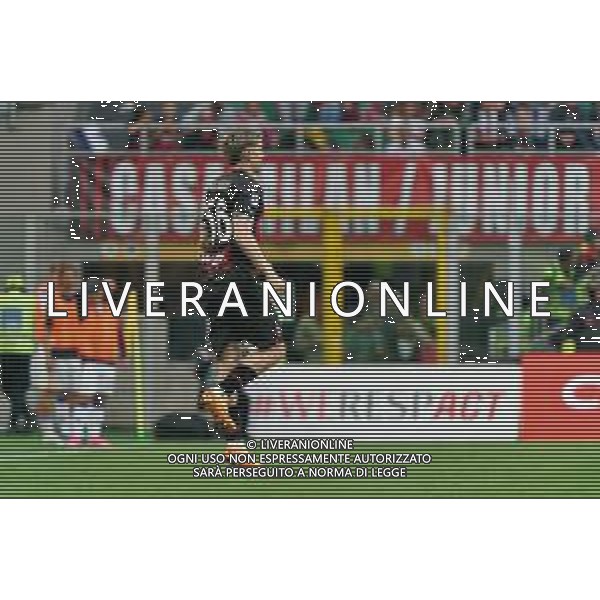 Alexis Saelemaekers (AC Milan) during the Italian soccer Serie A match AC Milan vs US Lecce on April 23, 2023 at Giuseppe Meazza Stadium in Milan, Italy. Photo by Emmanuele Mastrodonato/ag. Aldo Liverani sas/ AGENZIA ALDO LIVERANI SAS