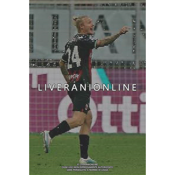 Simon Kjaer (AC Milan) during the Italian soccer Serie A match AC Milan vs US Lecce on April 23, 2023 at Giuseppe Meazza Stadium in Milan, Italy. Photo by Emmanuele Mastrodonato/ag. Aldo Liverani sas/ AGENZIA ALDO LIVERANI SAS