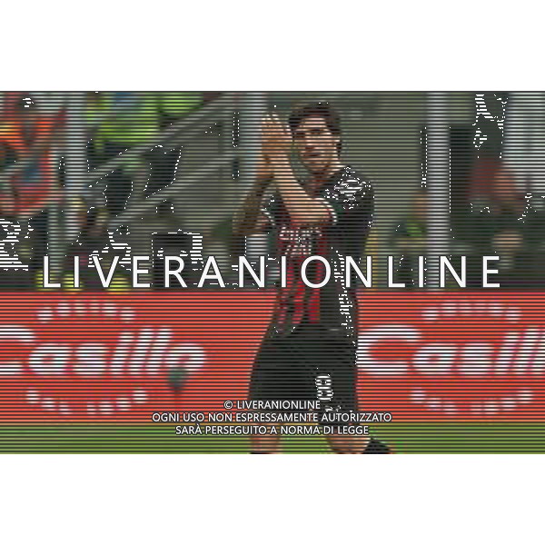 Sandro Tonali (AC Milan) during the Italian soccer Serie A match AC Milan vs US Lecce on April 23, 2023 at Giuseppe Meazza Stadium in Milan, Italy. Photo by Emmanuele Mastrodonato/ag. Aldo Liverani sas/ AGENZIA ALDO LIVERANI SAS