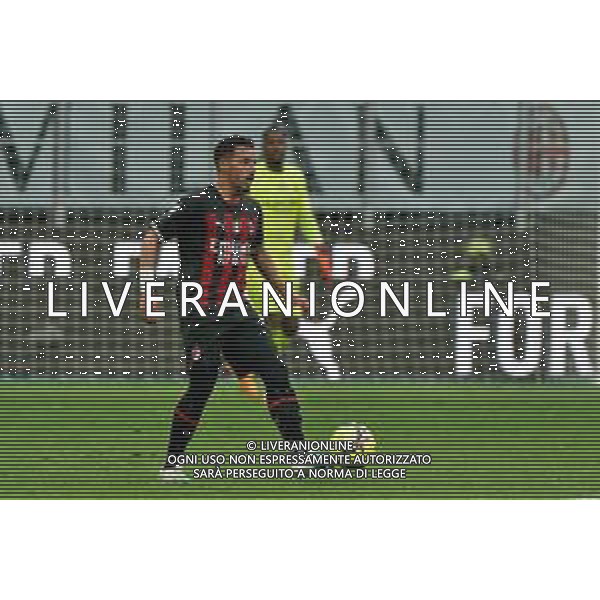 Ismaël Bennacer (AC Milan) during the Italian soccer Serie A match AC Milan vs US Lecce on April 23, 2023 at Giuseppe Meazza Stadium in Milan, Italy. Photo by Emmanuele Mastrodonato/ag. Aldo Liverani sas/ AGENZIA ALDO LIVERANI SAS