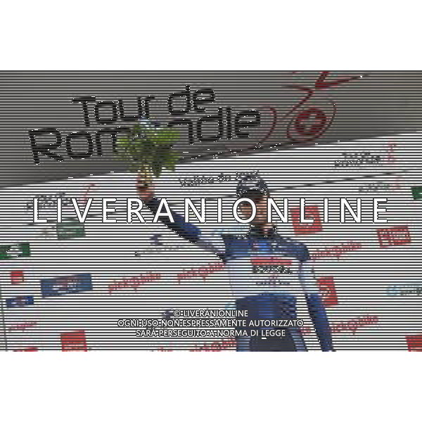 26-04-2023 Tour De Romandie; Tappa 01 Crissier - Le Sentier; 2023, Soudal - Quickstep; Vernon, Ethan; Le Sentier; ©SIROTTI / ARCHIVIO AGENZIA ALDO LIVERANI SAS